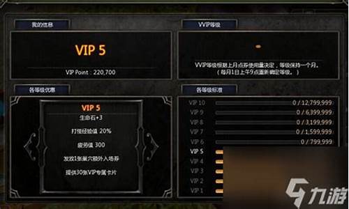 龙之谷vip等级各是多少钱_龙之谷vip